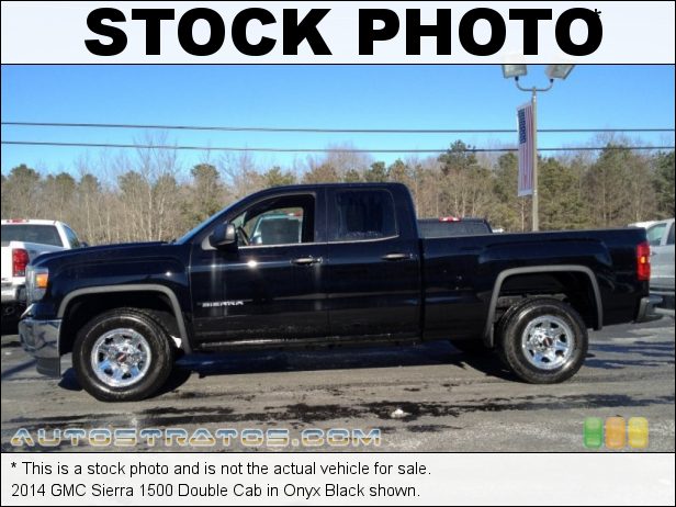 Stock photo for this 2015 GMC Sierra 1500 Double Cab 4.3 Liter Flex-Fuel DI OHV 12-Valve VVT EcoTec3 V6 6 Speed Automatic