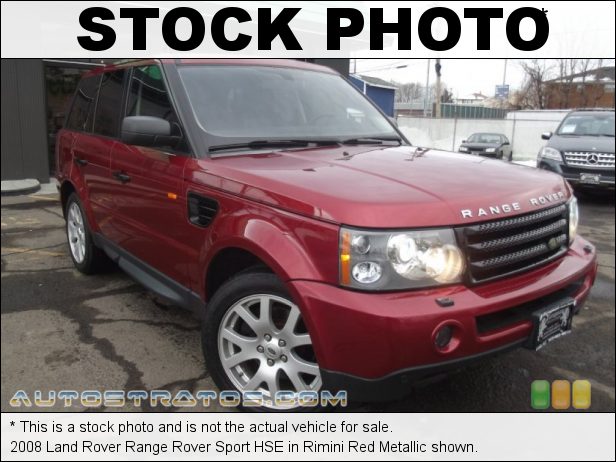Stock photo for this 2008 Land Rover Range Rover Sport HSE 4.4 Liter DOHC 32 Valve VCP V8 6 Speed CommandShift Automatic
