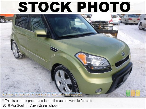 Stock photo for this 2010 Kia Soul  2.0 Liter DOHC 16-Valve CVVT 4 Cylinder 4 Speed Automatic