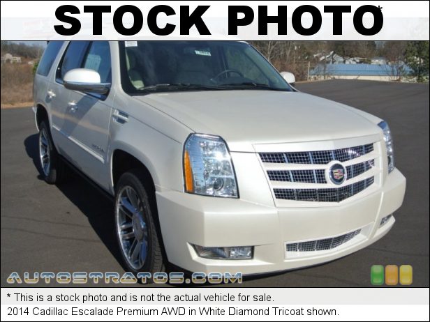 Stock photo for this 2014 Cadillac Escalade Premium AWD 6.2 Liter OHV 16-Valve VVT Flex-Fuel V8 6 Speed Automatic