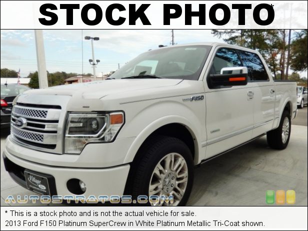 Stock photo for this 2013 Ford F150 SuperCrew 3.5 Liter EcoBoost DI Turbocharged DOHC 24-Valve Ti-VCT V6 6 Speed Automatic