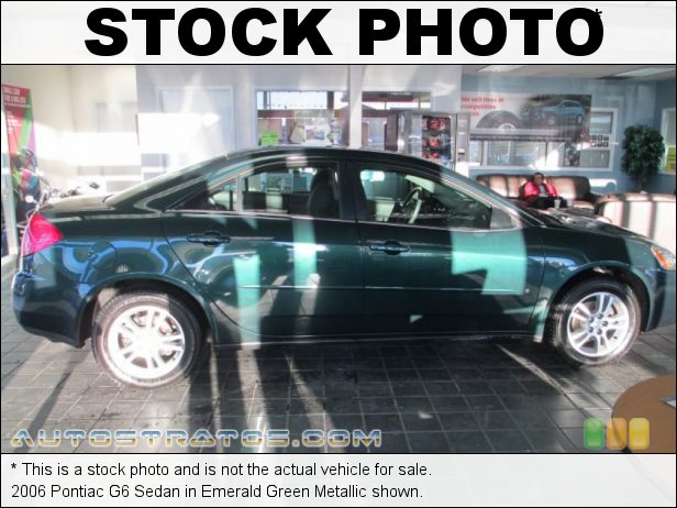 Stock photo for this 2006 Pontiac G6 Sedan 2.4 Liter DOHC 16-Valve 4 Cylinder 4 Speed Automatic