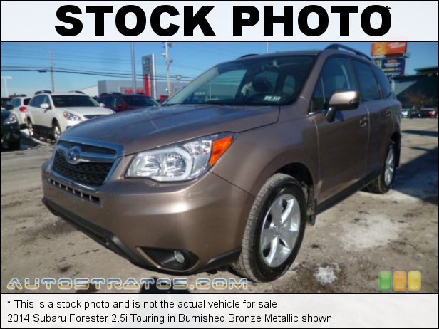 Stock photo for this 2014 Subaru Forester 2.5i Touring 2.5 Liter DOHC 16-Valve VVT Flat 4 Cylinder Lineartronic CVT Automatic