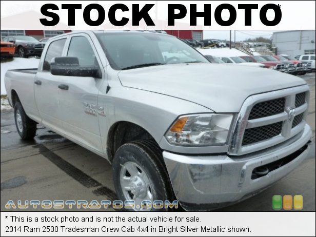 Stock photo for this 2014 Ram 2500 Tradesman Crew Cab 4x4 6.7 Liter OHV 24-Valve Cummins Turbo-Diesel Inline 6 Cylinder 6 Speed Automatic