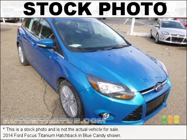Stock photo for this 2014 Ford Focus Titanium Hatchback 2.0 Liter GDI DOHC 16-Valve Ti-VCT Flex-Fuel 4 Cylinder 6 Speed PowerShift Automatic