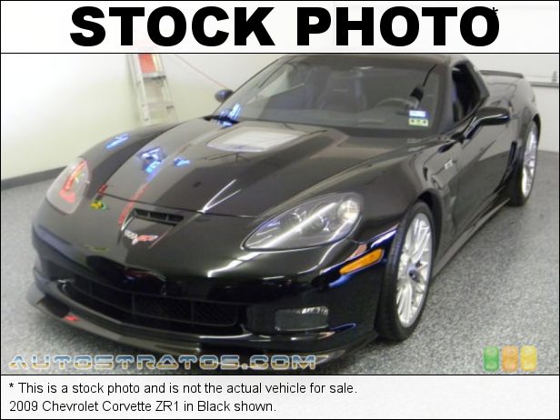 Stock photo for this 2009 Chevrolet Corvette ZR1 6.2 Liter Supercharged OHV 16-Valve LS9 V8 6 Speed Manual