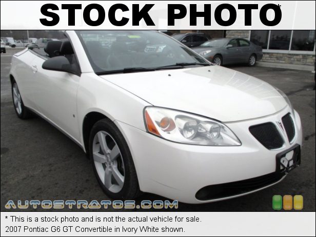 Stock photo for this 2007 Pontiac G6 GT Convertible 3.5 Liter OHV 12-Valve V6 4 Speed Automatic