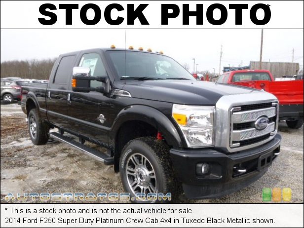 Stock photo for this 2014 Ford F250 Super Duty Crew Cab 4x4 6.7 Liter OHV 32-Valve B20 Power Stroke Turbo-Diesel V8 TorqShift 6 Speed SelectShift Automatic