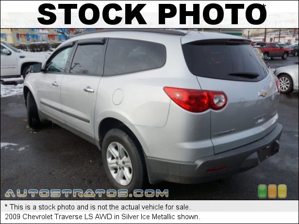 Stock photo for this 2009 Chevrolet Traverse LS AWD 3.6 Liter DOHC 24-Valve VVT V6 6 Speed Tap-Shift Automatic
