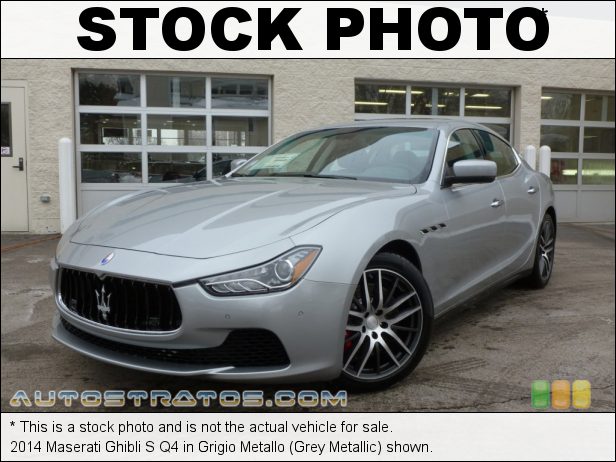 Stock photo for this 2014 Maserati Ghibli S Q4 3.0 Liter DI Twin-Turbocharged DOHC 24-Valve VVT V6 8 Speed ZF Automatic
