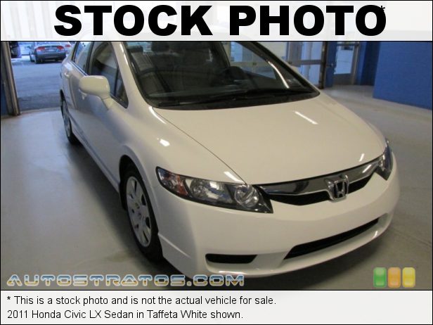 Stock photo for this 2011 Honda Civic LX Sedan 1.8 Liter SOHC 16-Valve i-VTEC 4 Cylinder 5 Speed Automatic