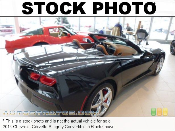 Stock photo for this 2014 Chevrolet Corvette Stingray Convertible 6.2 Liter DI OHV 16-Valve VVT V8 6 Speed Paddle Shift Automatic