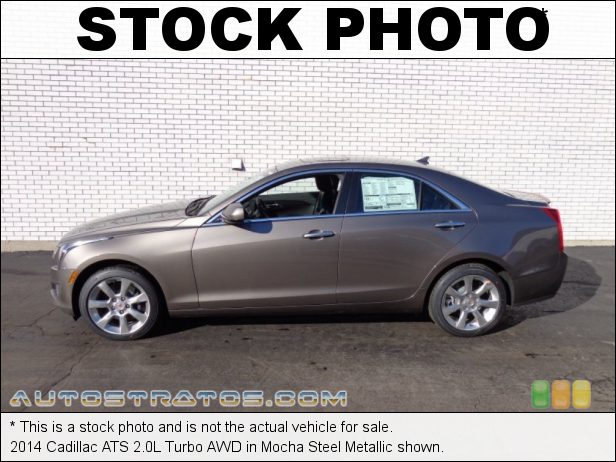 Stock photo for this 2014 Cadillac ATS 2.0L Turbo AWD 2.0 Liter DI Turbocharged DOHC 16-Valve VVT 4 Cylinder 6 Speed Automatic