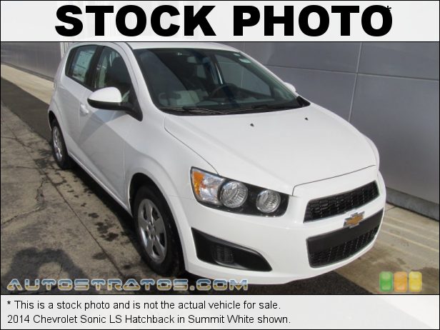Stock photo for this 2014 Chevrolet Sonic LS Hatchback 1.8 Liter DOHC 16-Valve VVT ECOTEC 4 Cylinder 6 Speed Automatic