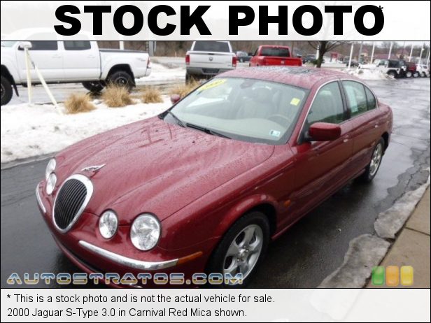 Stock photo for this 2000 Jaguar S-Type 3.0 3.0 Liter DOHC 24-Valve V6 5 Speed Automatic