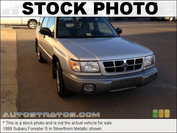 Stock photo for this 1999 Subaru Forester S 2.5 Liter SOHC 16-Valve Flat 4 Cylinder 4 Speed Automatic