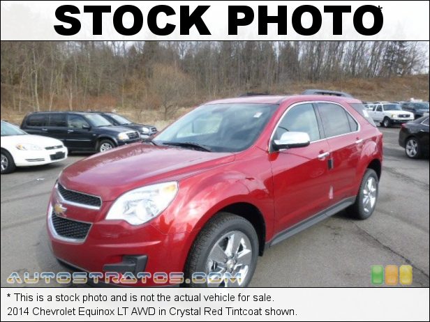 Stock photo for this 2014 Chevrolet Equinox LT AWD 2.4 Liter SIDI DOHC 16-Valve VVT 4 Cylinder 6 Speed Automatic