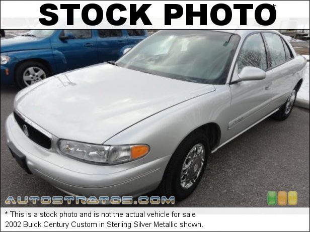 Stock photo for this 2002 Buick Century Custom 3.1 Liter OHV 12-Valve V6 4 Speed Automatic