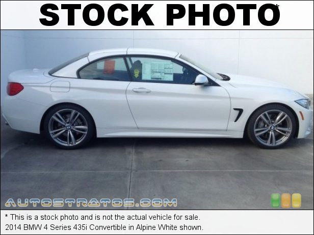 Stock photo for this 2014 BMW 4 Series 435i Convertible 3.0 Liter DI TwinPower Turbocharged DOHC 24-Valve VVT Inline 6 C 8 Speed Sport Automatic