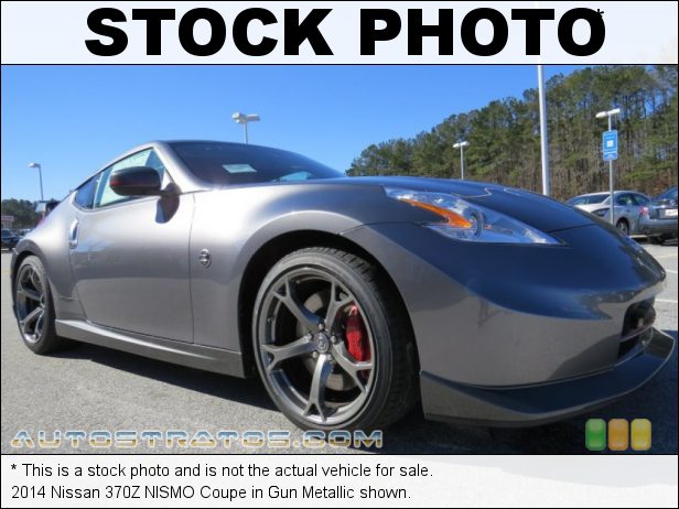 Stock photo for this 2014 Nissan 370Z NISMO Coupe 3.7 Liter DOHC 24-Valve CVTCS V6 6 Speed Manual