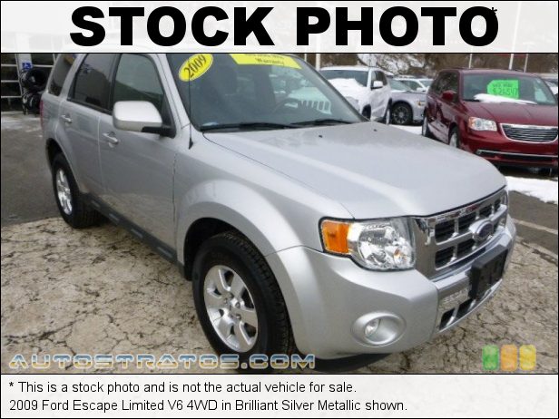 Stock photo for this 2009 Ford Escape Limited V6 4WD 3.0 Liter DOHC 24-Valve Duratec V6 6 Speed Automatic