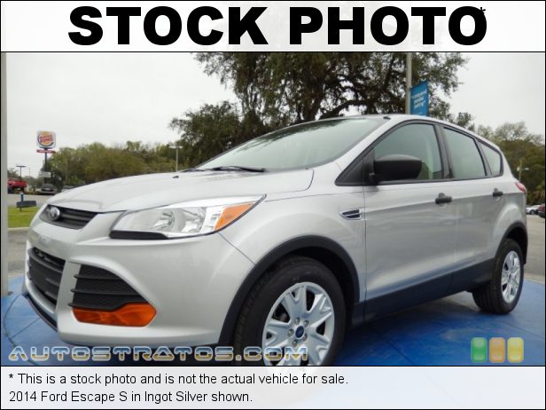 Stock photo for this 2014 Ford Escape S 2.5 Liter DOHC 16-Valve iVCT Duratec 4 Cylinder 6 Speed SelectShift Automatic