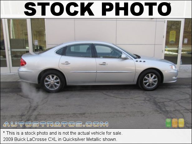 Stock photo for this 2009 Buick LaCrosse CXL 3.8 Liter OHV 12-Valve V6 4 Speed Automatic