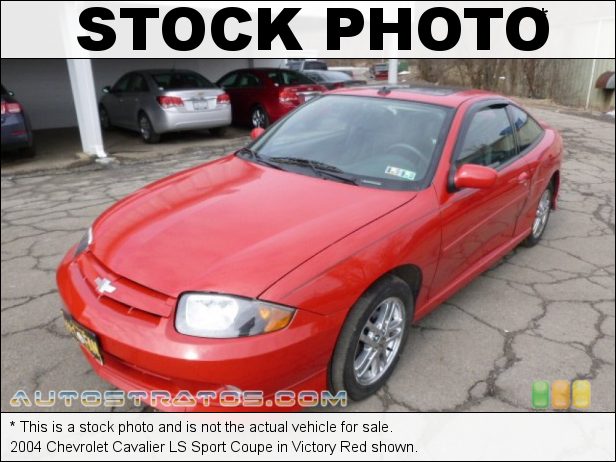 Stock photo for this 2004 Chevrolet Cavalier LS Sport Coupe 2.2 Liter DOHC 16-Valve 4 Cylinder 5 Speed Manual
