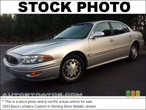 Stock photo for this 2003 Buick LeSabre Custom 3.8 Liter OHV 12-Valve 3800 Series II V6 4 Speed Automatic