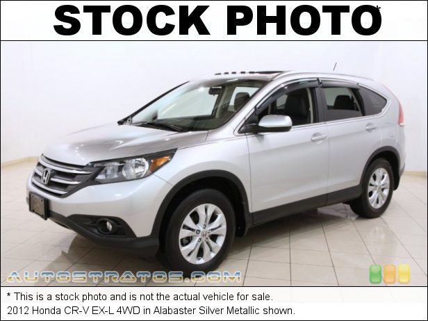 Stock photo for this 2012 Honda CR-V EX-L 4WD 2.4 Liter DOHC 16-Valve i-VTEC 4 Cylinder 5 Speed Automatic