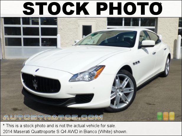 Stock photo for this 2014 Maserati Quattroporte S Q4 AWD 3.8 Liter DI Twin-Turbocharged DOHC 32-Valve VVT V8 8 Speed ZF Automatic