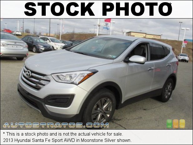 Stock photo for this 2013 Hyundai Santa Fe Sport AWD 2.4 Liter GDi DOHC 16-Valve D-CVVT 4 Cylinder 6 Speed Shiftronic Automatic