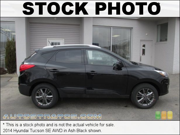 Stock photo for this 2014 Hyundai Tucson SE AWD 2.4 Liter GDI DOHC 16-Valve CVVT 4 Cylinder 6 Speed Shiftronic Automatic