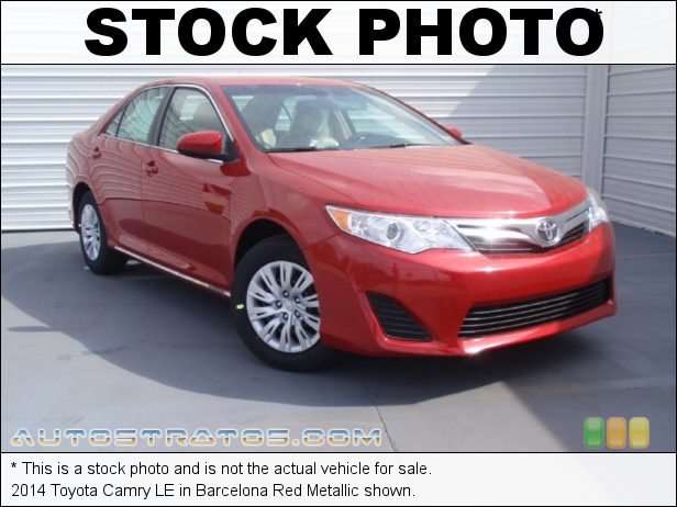 Stock photo for this 2014 Toyota Camry  2.5 Liter DOHC 16-Valve Dual VVT-i 4 Cylinder 6 Speed ECT-i Automatic