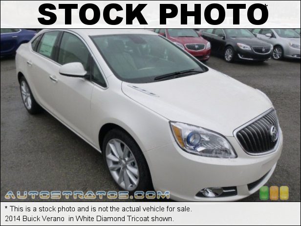 Stock photo for this 2014 Buick Verano  2.4 Liter DI DOHC 16-Valve VVT ECOTEC 4 Cylinder 6 Speed Automatic
