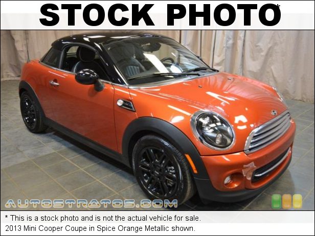 Stock photo for this 2013 Mini Cooper Coupe 1.6 Liter DOHC 16-Valve VVT 4 Cylinder 6 Speed Steptronic Automatic