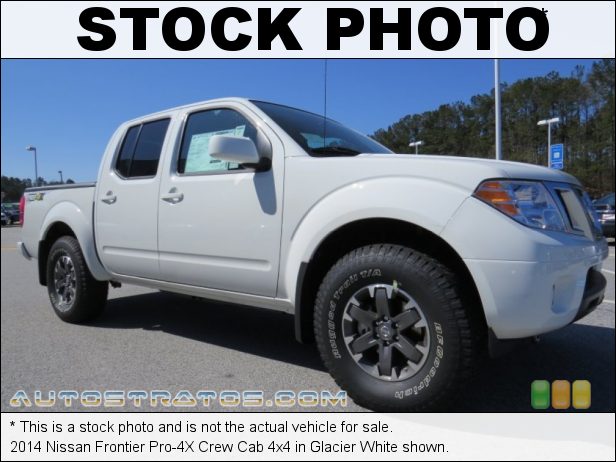 Stock photo for this 2014 Nissan Frontier Crew Cab 4x4 4.0 Liter DOHC 24-Valve CVTCS V6 5 Speed Automatic