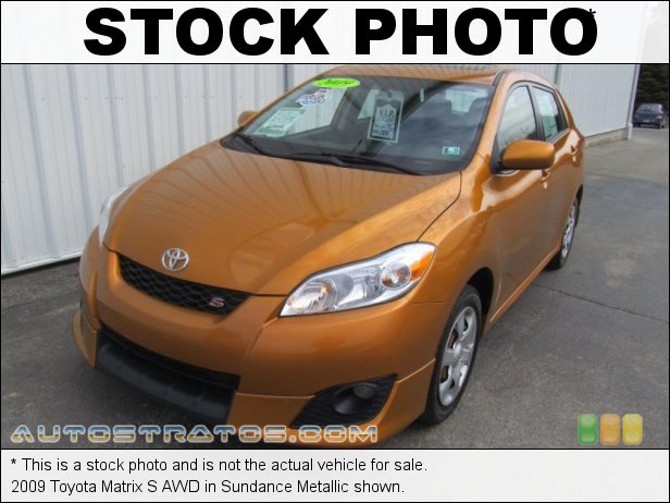 Stock photo for this 2009 Toyota Matrix S AWD 2.4 Liter DOHC 16-Valve VVT-i 4 Cylinder 4 Speed Automatic