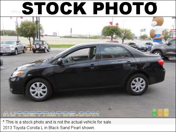 Stock photo for this 2013 Toyota Corolla  1.8 Liter DOHC 16-Valve Dual VVT-i 4 Cylinder 4 Speed ECT-i Automatic
