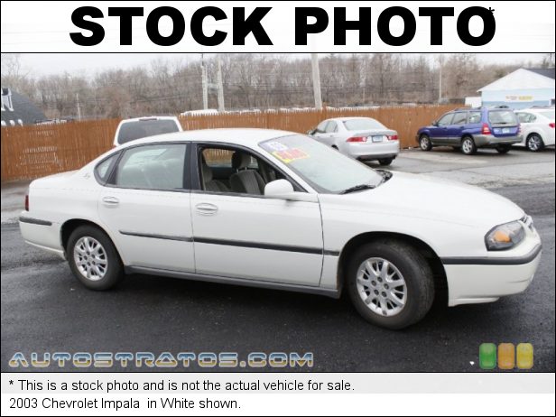 Stock photo for this 2003 Chevrolet Impala  3.4 Liter OHV 12 Valve V6 4 Speed Automatic