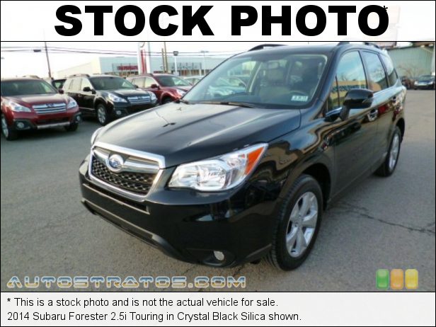 Stock photo for this 2014 Subaru Forester 2.5i Touring 2.5 Liter DOHC 16-Valve VVT Flat 4 Cylinder Lineartronic CVT Automatic
