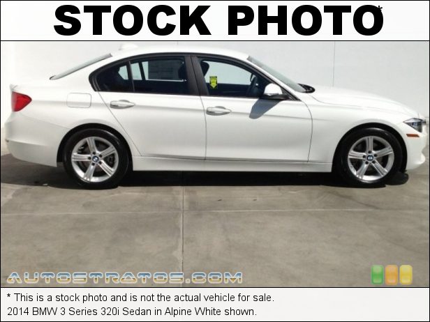 Stock photo for this 2014 BMW 3 Series 320i Sedan 2.0 Liter DI TwinPower Turbocharged DOHC 16-Valve 4 Cylinder 8 Speed Steptronic Automatic