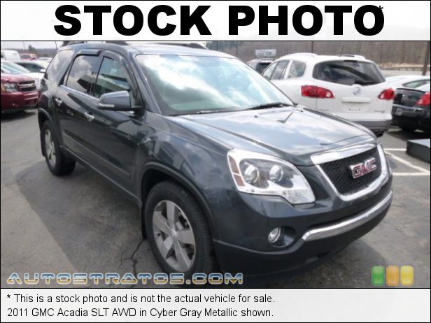 Stock photo for this 2011 GMC Acadia SLT AWD 3.6 Liter DI DOHC 24-Valve VVT V6 6 Speed Automatic