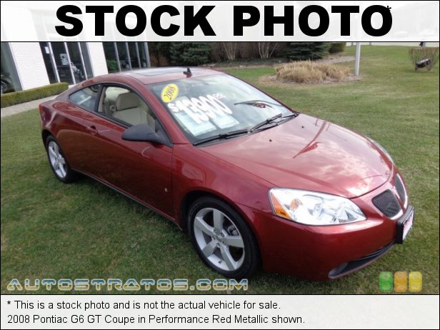 Stock photo for this 2008 Pontiac G6 GT Coupe 3.5 Liter OHV 12-Valve VVT V6 4 Speed Automatic