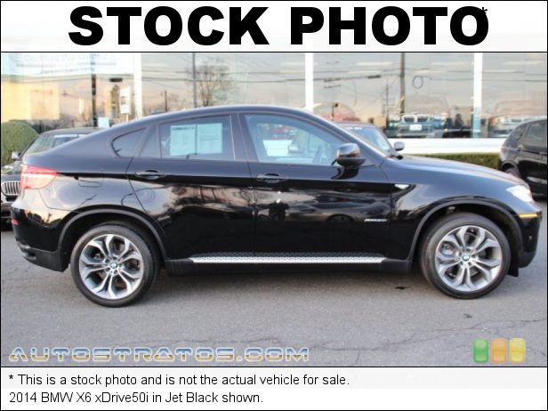 Stock photo for this 2014 BMW X6 xDrive50i 4.4 Liter DI TwinPower Turbocharged DOHC 32-Valve VVT V8 8 Speed Sport Automatic