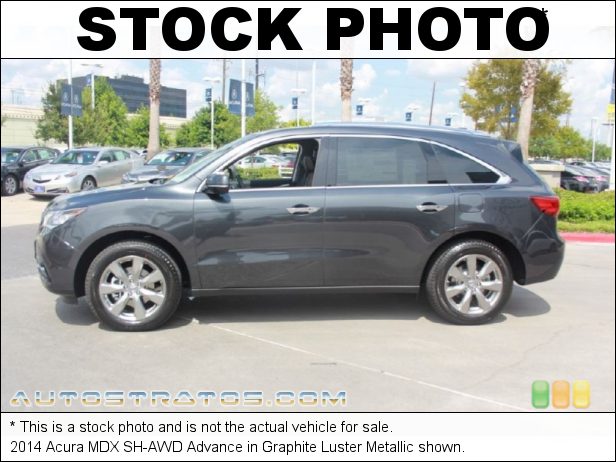 Stock photo for this 2014 Acura MDX SH-AWD Advance 3.5 Liter DI SOHC 24-Valve i-VTEC V6 6 Speed Sequential SportShift Automatic
