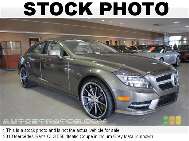 Stock photo for this 2013 Mercedes-Benz CLS 550 4Matic Coupe 4.6 Liter Twin-Turbocharged DI DOHC 32-Valve VVT V8 7 Speed Automatic
