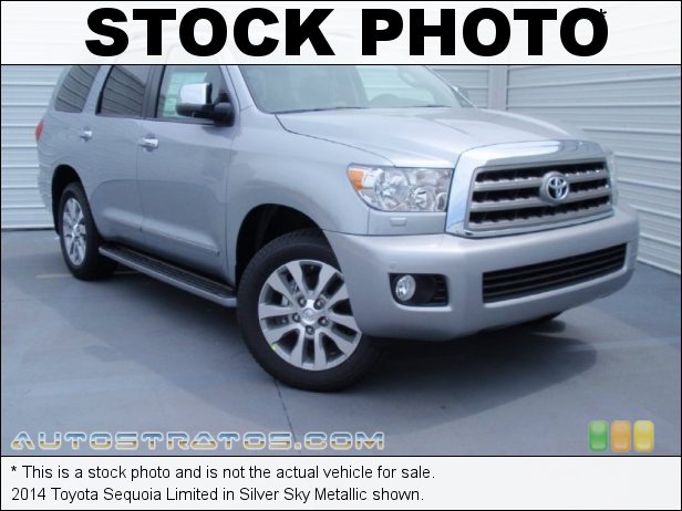 Stock photo for this 2014 Toyota Sequoia Limited 5.7 Liter Flex-Fuel DOHC 32-Valve VVT-i V8 6 Speed ECT-i Automatic
