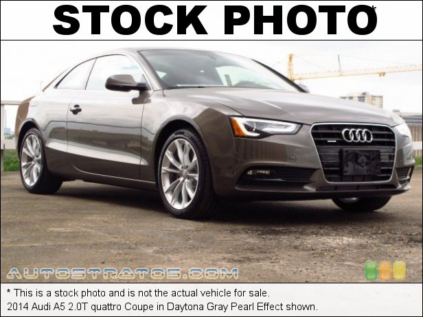 Stock photo for this 2014 Audi A5 2.0T quattro Coupe 2.0 Liter Turbocharged FSI DOHC 16-Valve VVT 4 Cylinder 8 Speed Tiptronic Automatic
