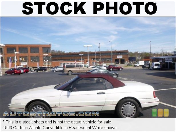 Stock photo for this 1993 Cadillac Allante Convertible 4.6 Liter DOHC 32-Valve Northstar V8 4 Speed Automatic